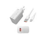 ست شارژر ۳۳ وات شیائومی اورجینال (آداپتور + کابل) مخصوص Turbo Charge | شارژ سریع Xiaomi 33W Original Set - تصویر 3