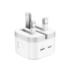 آداپتور دو پورت ۳۵ وات اپل | Apple 35W Dual USB-C Power Adapter | کیفیت High Quality